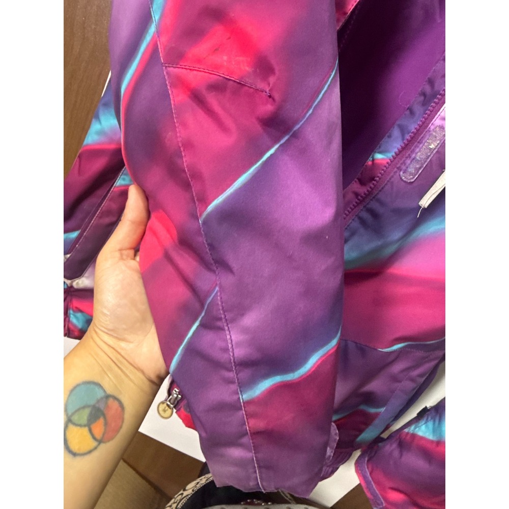 Girls Size 18 Spyder Ski Style Jacket Good Condition No Hood - Picture 5 of 8